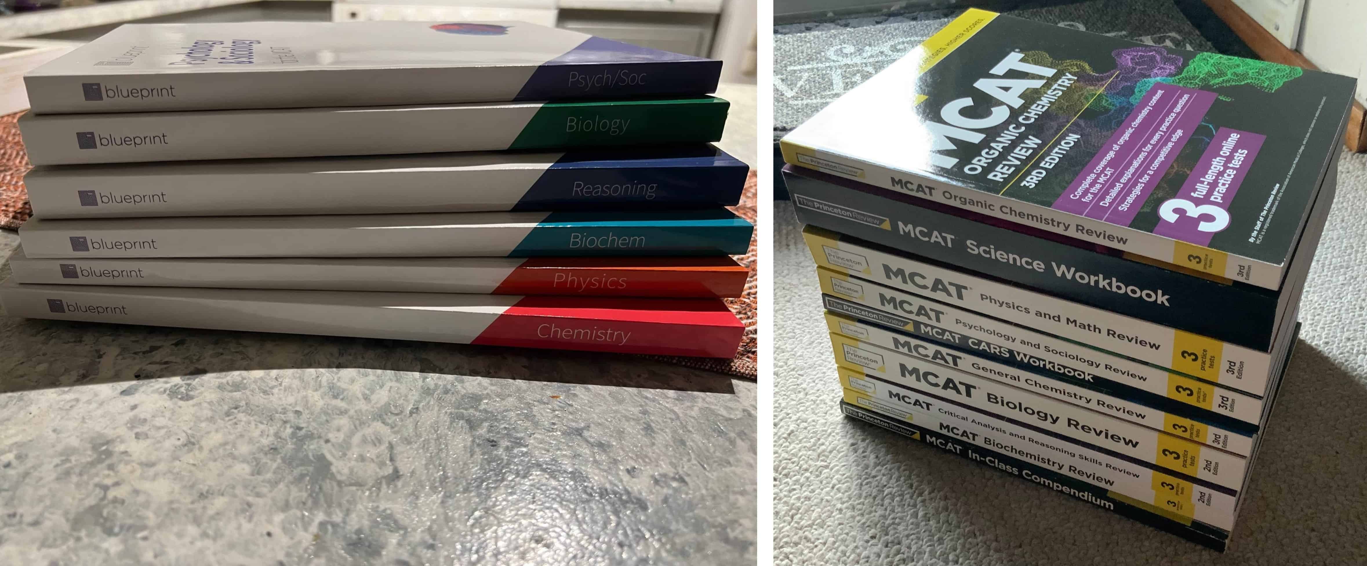 Blueprint Vs. Princeton Review MCAT Books