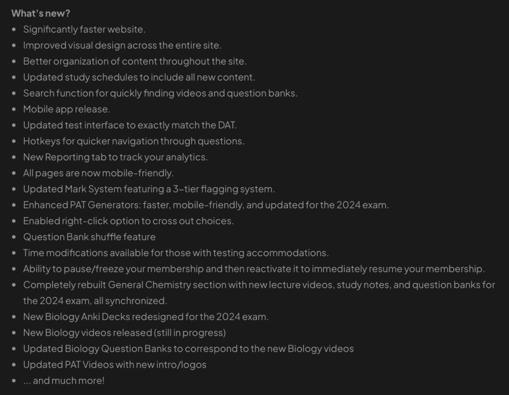 DAT Booster Update New Features