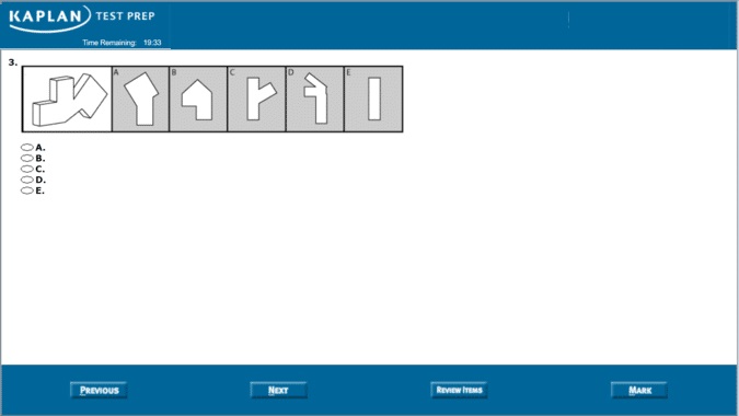 Kaplan DAT Test Interface