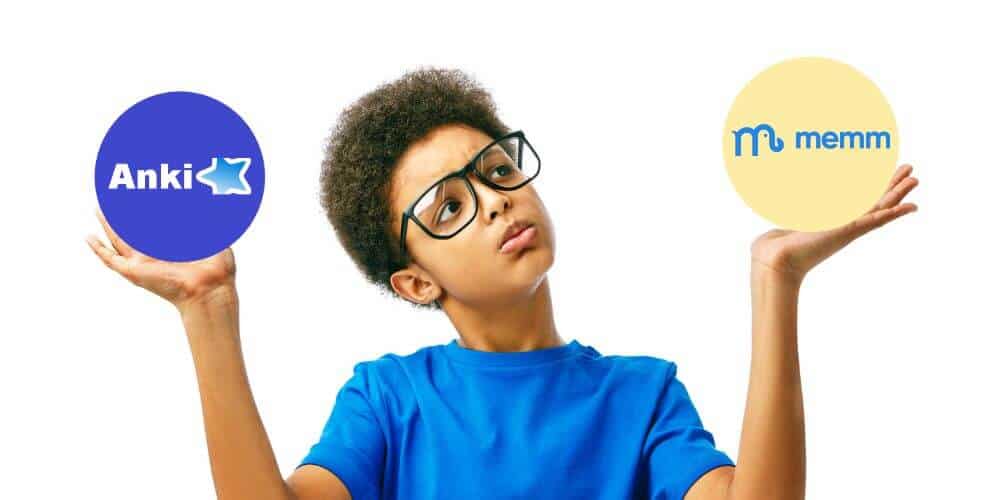 Differences between Memm and Anki