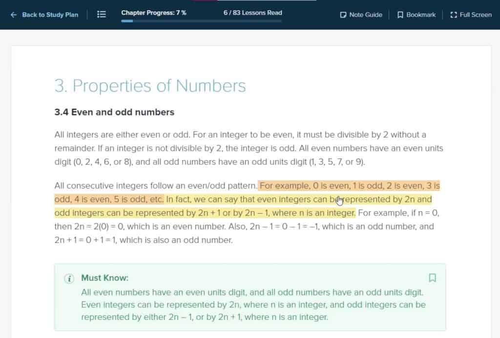 Target Test prep GMAT Lessons