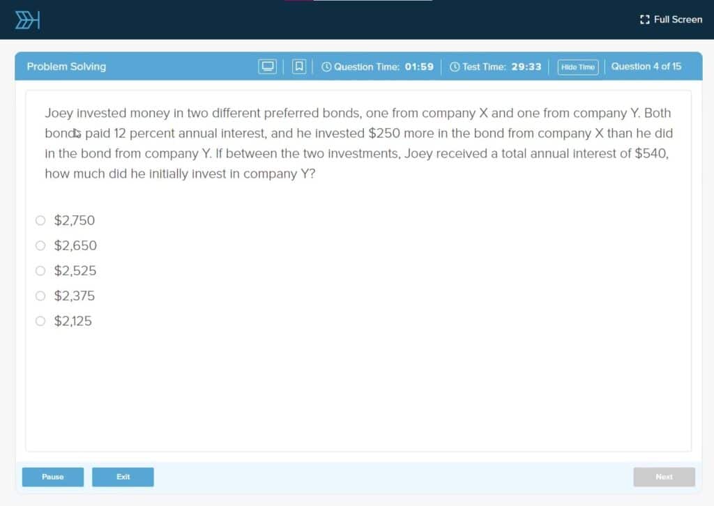 Target Test prep GMAT Practice Questions