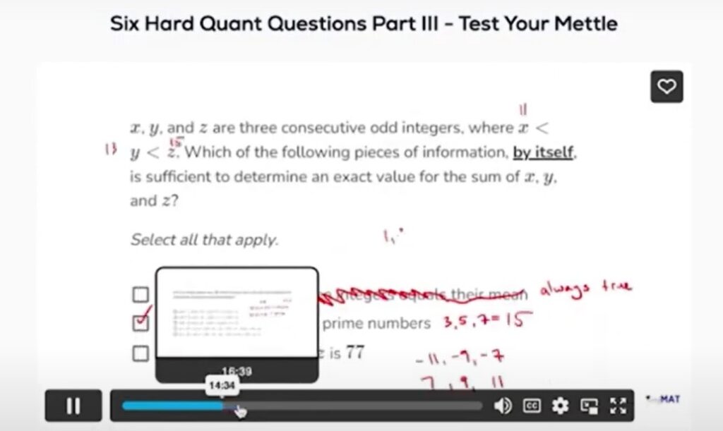 GregMat GRE Video Lessons