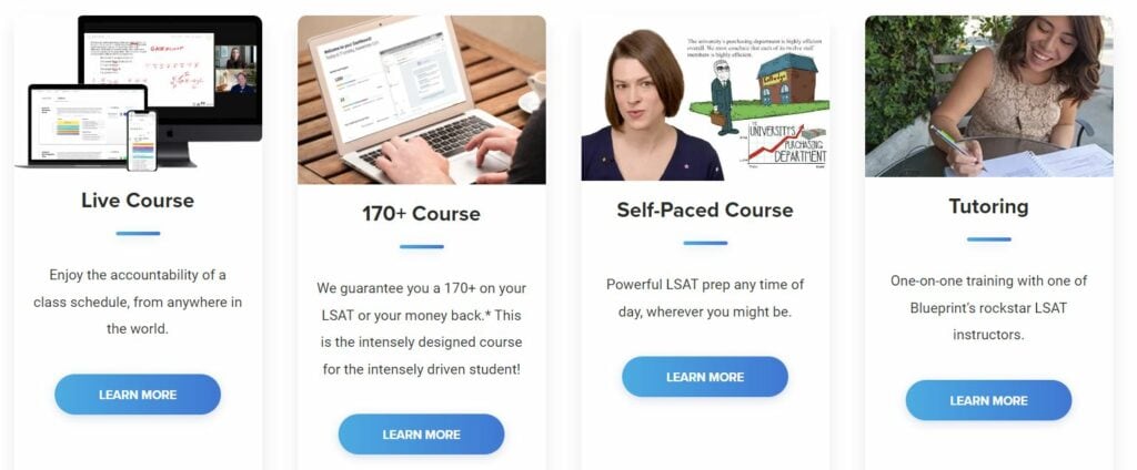Blueprint LSAT Course Options