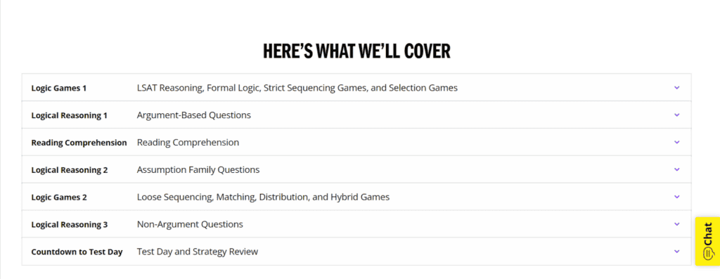 Kaplan LSAT Curriculum