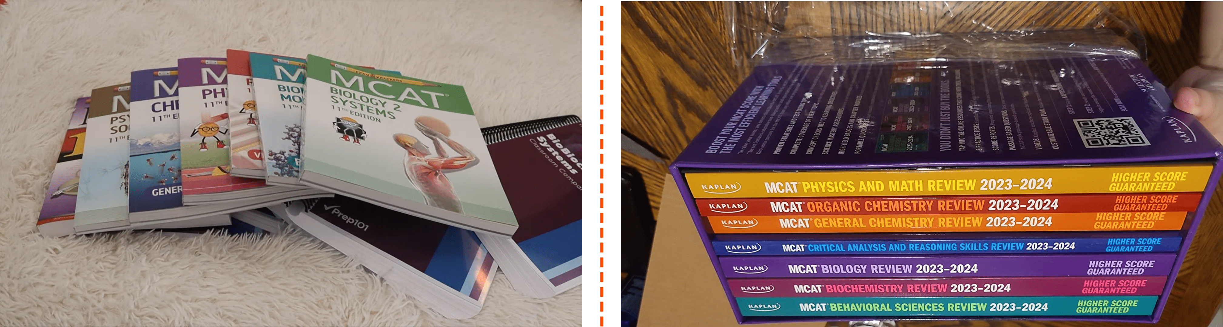 Prep101 MCAT Books Vs Kaplan MCAT Books