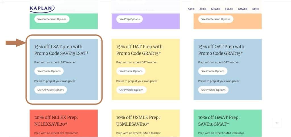 Kaplan LSAT Discount Code