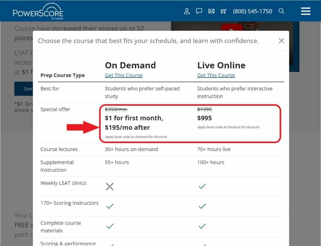 PowerScore LSAT Discount Code