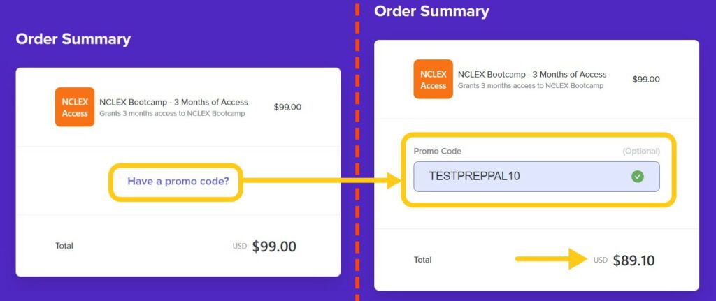 NCLEX Bootcamp Working Promo Code