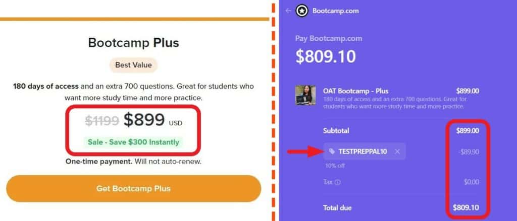 OAT Bootcamp Bulk Savings