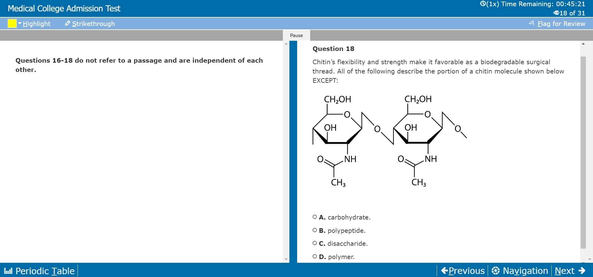 Blueprint MCAT Diagnostic