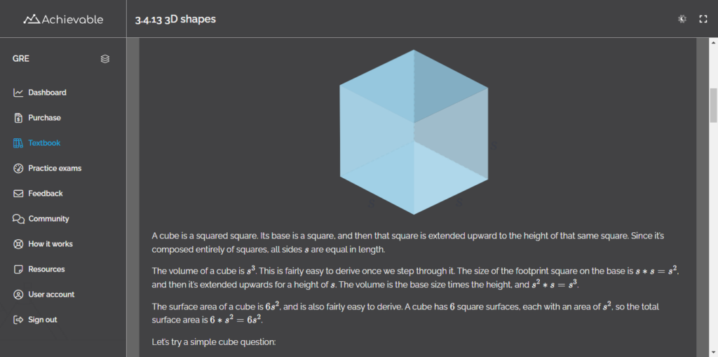 Achievable GRE Digital Textbook