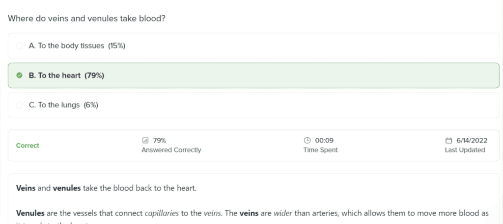 Anatomy Bootcamp Practice Questions