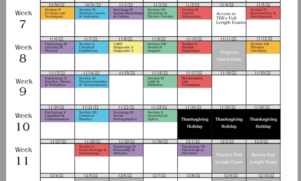 Berkeley Review Weekly Assignments