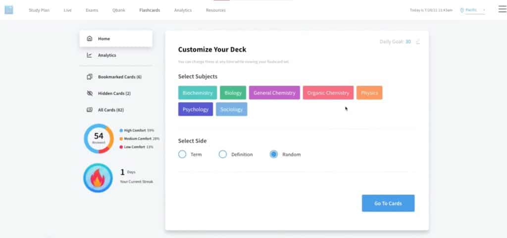 Blueprint MCAT Flashcards