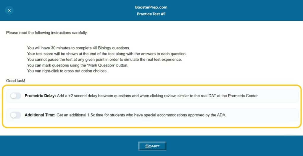 DAT Booster Test Interface