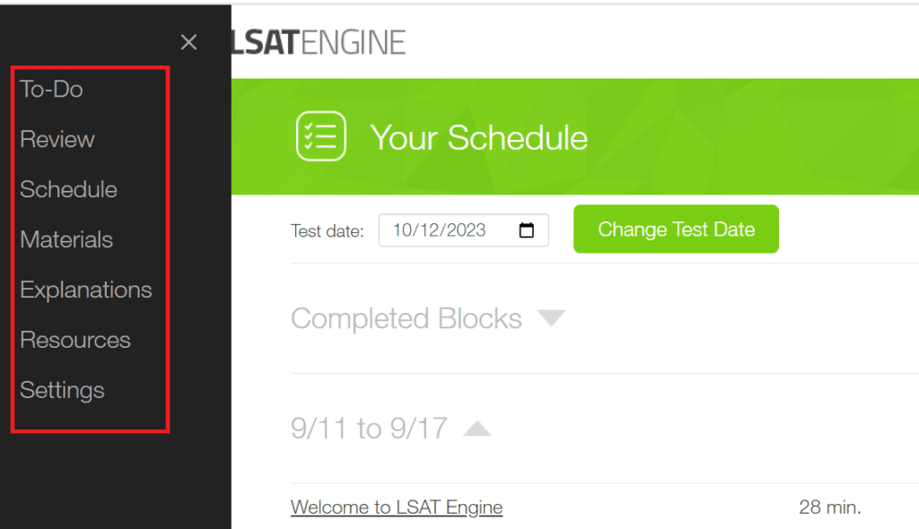 LSAT Engine Dashboard