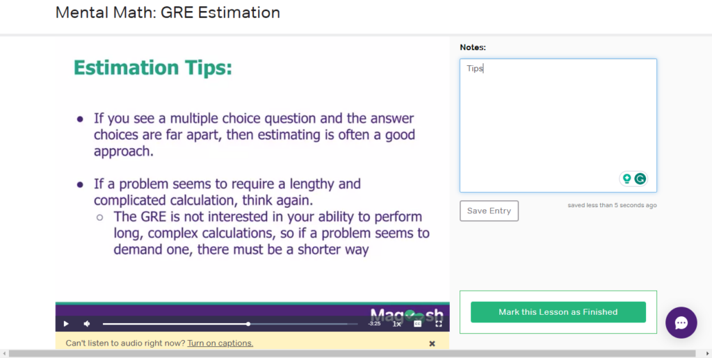 Magoosh GRE Video Lesson