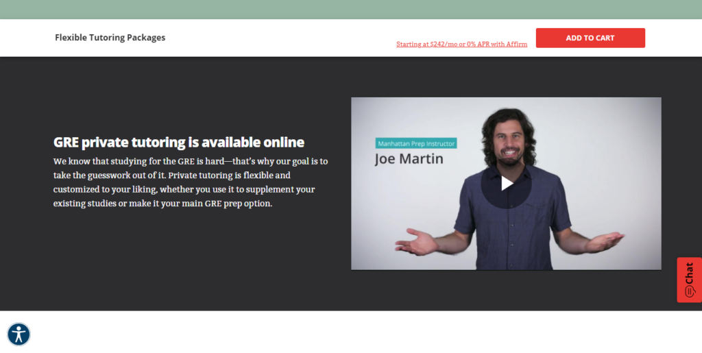 Manhattan Prep GRE Private Tutoring