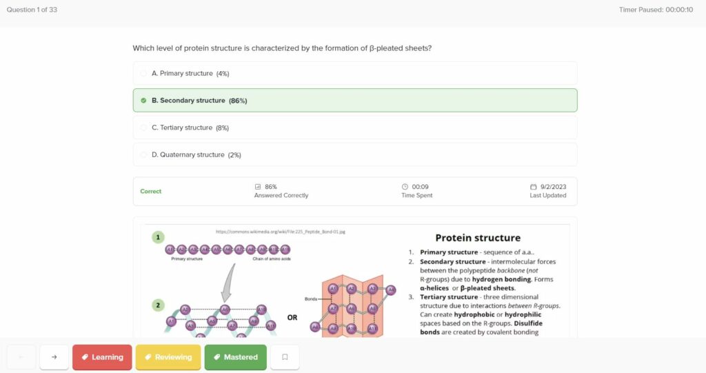 OAT Bootcamp Answer Explanations