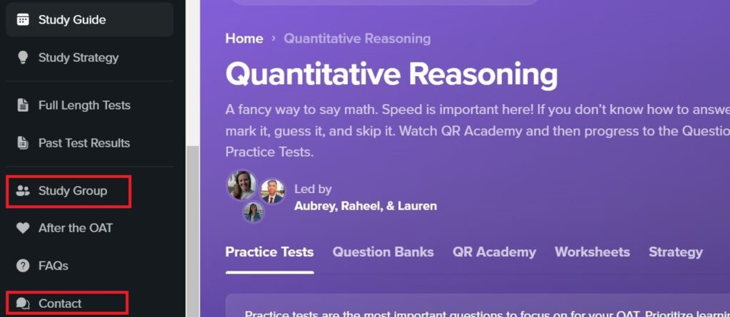 OAT Bootcamp Support