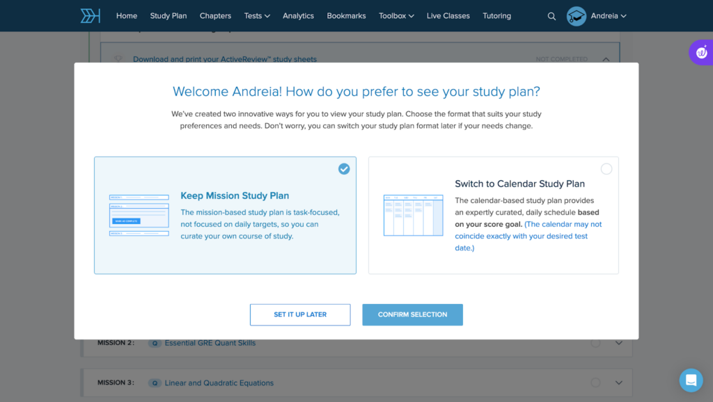 Target Test Prep GRE Study Plan