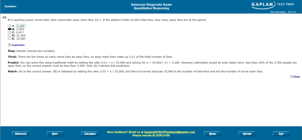 DAT Kaplan Practice Tests Review