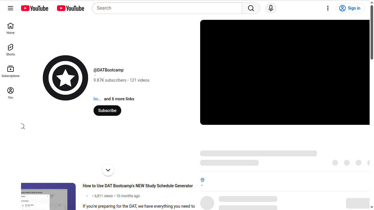 DAT Bootcamp YouTube