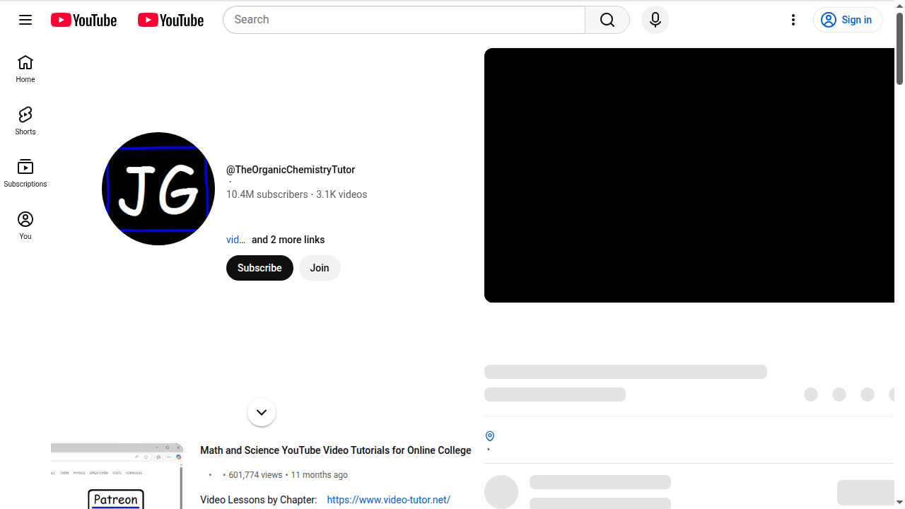 The Organic Chemistry Tutor