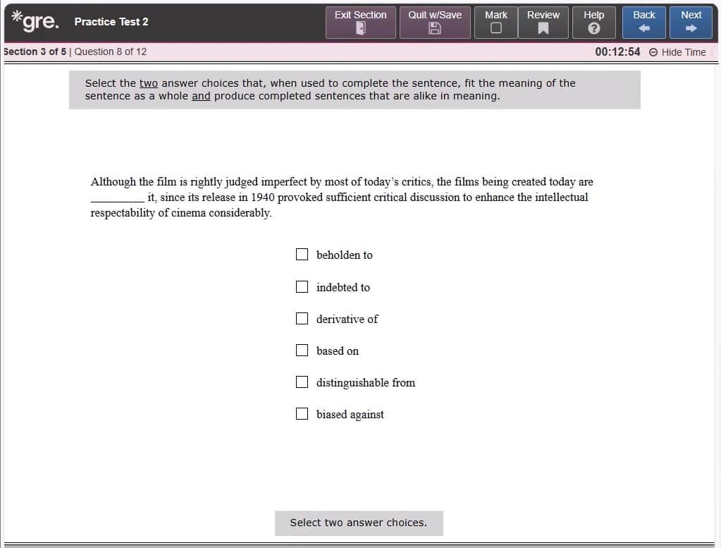 ETS POWERPREP® GRE Practice Tests